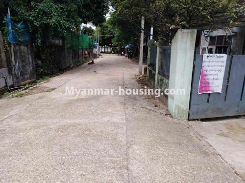 ミャンマー不動産 - 売り物件 - No.3310 - A normal landed house with cheaper price in Mayangon! - street view