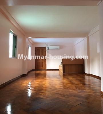 Myanmar real estate - for sale property - No.3312 - Mezzanine of first Floor for sale in Hlaing! - living room