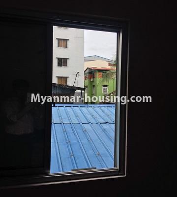 Myanmar real estate - for sale property - No.3312 - Mezzanine of first Floor for sale in Hlaing! - outside view from window