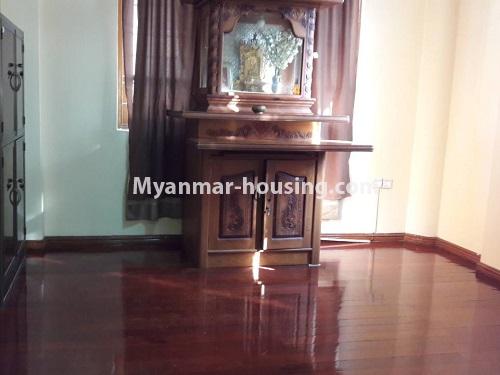 Myanmar real estate - for sale property - No.3316 - Two storey landed house for sale in North Okkalapa! - upstairs shrine view