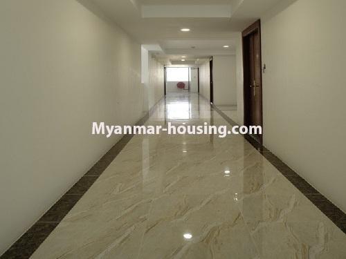 Myanmar real estate - for sale property - No.3317 - Royal Maung Bamar New Condominium Room for sale, closed to Inya Lake, Hlaing! - corridor