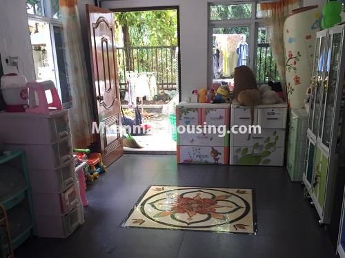 Myanmar real estate - for sale property - No.3319 - Decorated two storey landed house for sale in North Okkalapa! - main entrance door