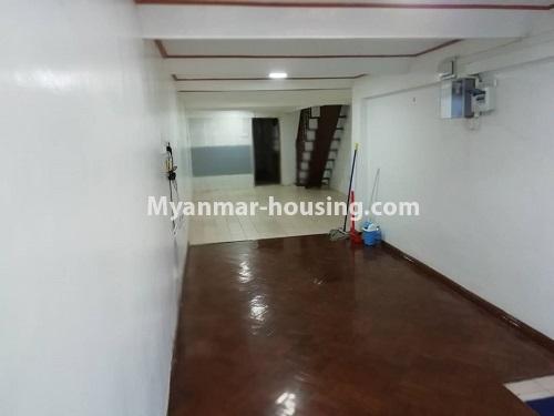 Myanmar real estate - for sale property - No.3321 - Hong Kong Type Second floor apartment for sale in Phone Gyi Street, Lanmadaw! - downstairs view