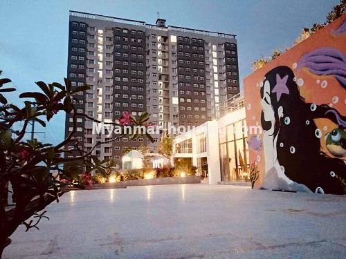 缅甸房地产 - 出售物件 - No.3324 - Ayar Chan Thar condominium room for sale in Dagon Seikkan! - another view of building