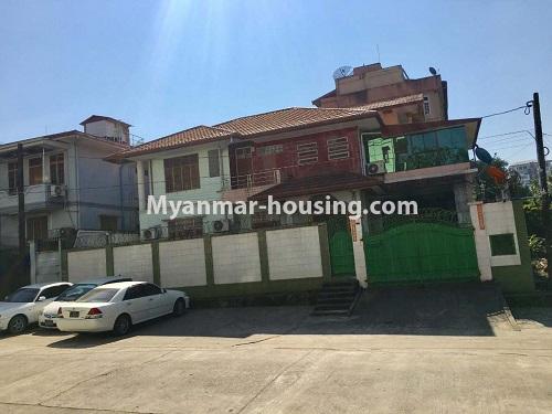 缅甸房地产 - 出售物件 - No.3328 - Two storey landed house in quiet and peaceful area for sale in Yankin! - house view