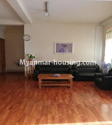 မြန်မာအိမ်ခြံမြေ - ရောင်းမည် property - No.3329 - ဒဂုံဆိပ်ကမ်း အင်း၀အိမ်ရာတွင် မြေညီထပ်ရောင်းရန် ရှိသည်။ - another view of living room