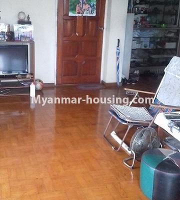 Myanmar real estate - for sale property - No.3333 - Large apartment for office option for sale in Botahatung! - another view of living room