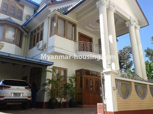 缅甸房地产 - 出售物件 - No.3335 - Three storey landed house for sale in Golden Valley, Bahan! - house view