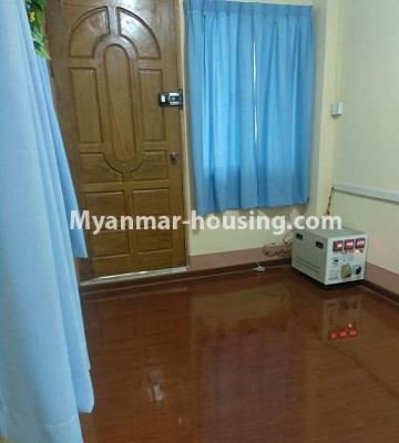 Myanmar real estate - for sale property - No.3340 - Decorated apartment room for sale in Sanchaung! - another view of living room