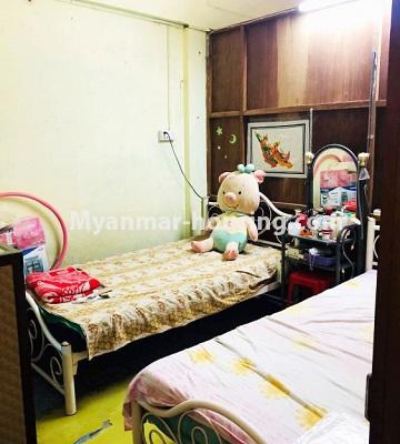Myanmar real estate - for sale property - No.3343 - Top floor apartment room for sale in Pathein St. Sanchaung! - bedroom 