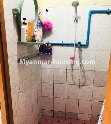 Myanmar real estate - for sale property - No.3343 - Top floor apartment room for sale in Pathein St. Sanchaung! - bathroom