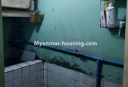 Myanmar real estate - for sale property - No.3344 - Third floor apartment for sale in Sanchaung! - bathroom 