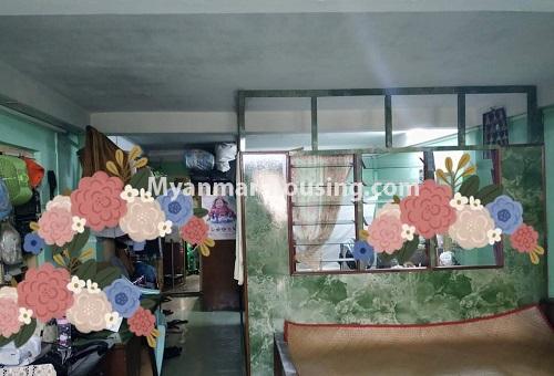 缅甸房地产 - 出售物件 - No.3344 - Third floor apartment for sale in Sanchaung! - bedroom partition view