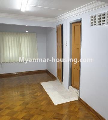 Myanmar real estate - for sale property - No.3348 - New Apartment Ground Floor with Full Mezzanine for Sale in Sanchaung! - upstairs bathrom and toilet view