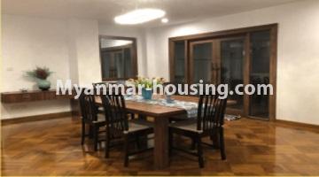 Myanmar real estate - for sale property - No.3349 - Newly Sein Lae May Yeik Thar Condominium Rooms for sale in Yakin! - dining area view