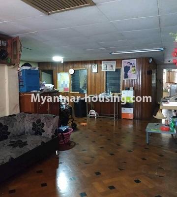 Myanmar real estate - for sale property - No.3352 - Apartment for sale in Pazundaung! - living room