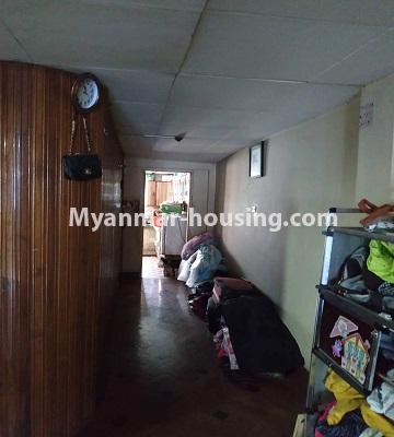Myanmar real estate - for sale property - No.3352 - Apartment for sale in Pazundaung! - corridor