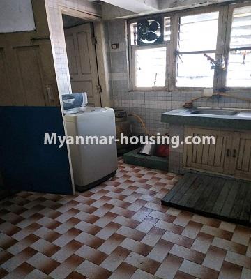 Myanmar real estate - for sale property - No.3352 - Apartment for sale in Pazundaung! - another view of kitchen