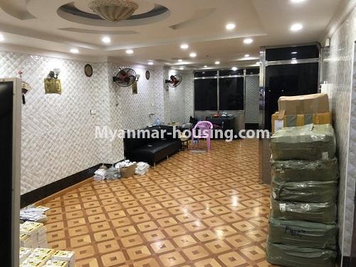 Myanmar real estate - for sale property - No.3353 - First Floor Condominium Room for Sale in Mingalar Taung Nyunt! - living room view
