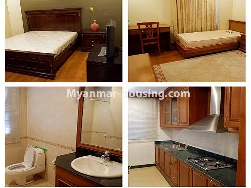 Myanmar real estate - for sale property - No.3356 - Mindama Condominium rooms for sale in Mayangone! - single bedroom  and bathroom view