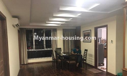 Myanmar real estate - for sale property - No.3363 - Kan Yeik Thar Condo near Kan Daw Gyi Park for sale in Mingalar Taung Nyunt! - another view of dining area