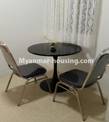 ミャンマー不動産 - 売り物件 - No.3364 - Decorated first floor apartment room for sale in Hlaing! - dining area view