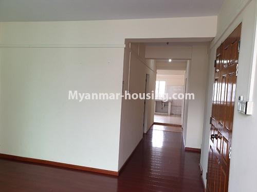 Myanmar real estate - for sale property - No.3365 - Decorated Mini Condominium for sale in Sanchaung! - room partition and corridor view