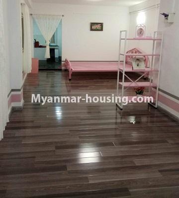 Myanmar real estate - for sale property - No.3372 - First floor glass room apartment for sale in Mayangone! - hall view 