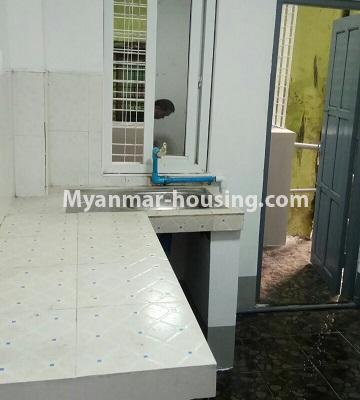 Myanmar real estate - for sale property - No.3372 - First floor glass room apartment for sale in Mayangone! - kitchen view