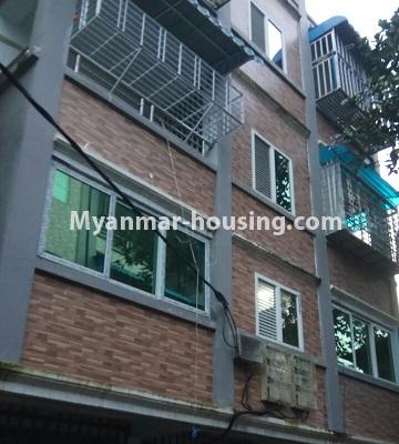 Myanmar real estate - for sale property - No.3372 - First floor glass room apartment for sale in Mayangone! - building view