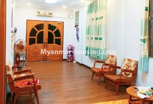 Myanmar real estate - for sale property - No.3375 - Landed house for sale near Kyauk  Kone Traffic Point, Yankin! - anohter living room view