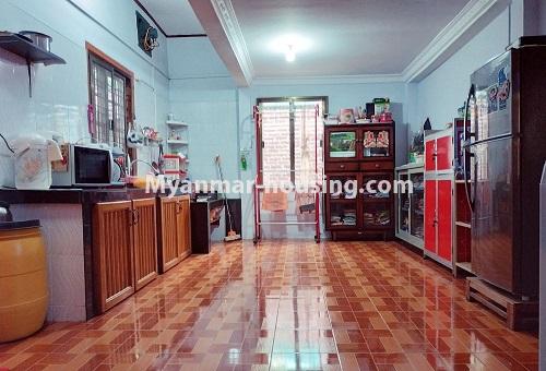 Myanmar real estate - for sale property - No.3375 - Landed house for sale near Kyauk  Kone Traffic Point, Yankin! - kitchen view