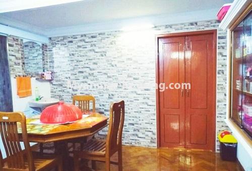 Myanmar real estate - for sale property - No.3375 - Landed house for sale near Kyauk  Kone Traffic Point, Yankin! - dining area