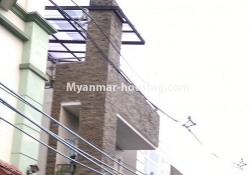 Myanmar real estate - for sale property - No.3377 - Decorated three storey landed house for sale in Chaw Twin Gone Parami Avenue, Yankin! - anothr view of building