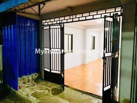 Myanmar real estate - for sale property - No.3379 - Ground floor for sale near Thamine Junction, Mayangone! - entrance view