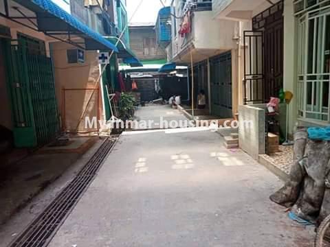 Myanmar real estate - for sale property - No.3379 - Ground floor for sale near Thamine Junction, Mayangone! - street view