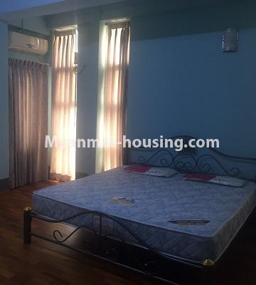 缅甸房地产 - 出售物件 - No.3384 - Nice condominium room for sale on New University Avenue Road, Bahan! - master bedroom view