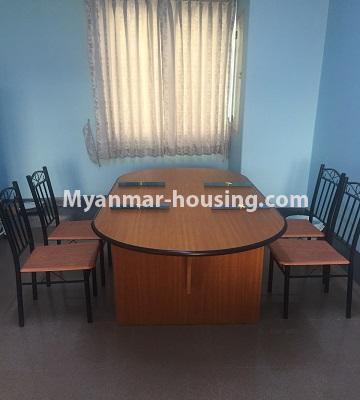 Myanmar real estate - for sale property - No.3384 - Nice condominium room for sale on New University Avenue Road, Bahan! - dining area view