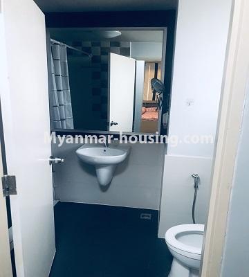Myanmar real estate - for sale property - No.3390 - Decorated three bedroom Star City Condo room with furniture for sale in Thanlyin! - common bathroom