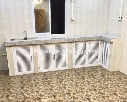 Myanmar real estate - for sale property - No.3393 - Well-decorated condominium room for sale in South Okkalapa! - kitchen view
