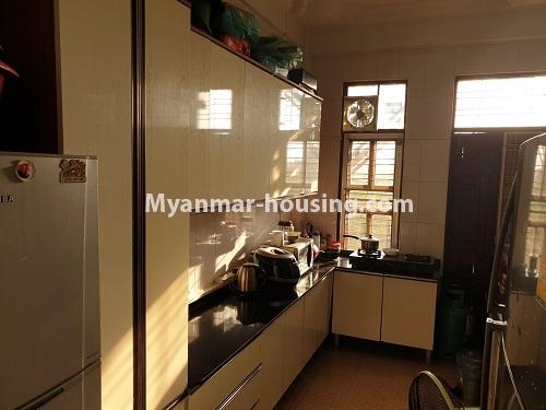 Myanmar real estate - for sale property - No.3395 - Three bedroom Cherry Condominium room for sale in South Okkalapa! - kitchen view