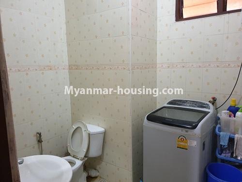 缅甸房地产 - 出售物件 - No.3395 - Three bedroom Cherry Condominium room for sale in South Okkalapa! - common bathroom