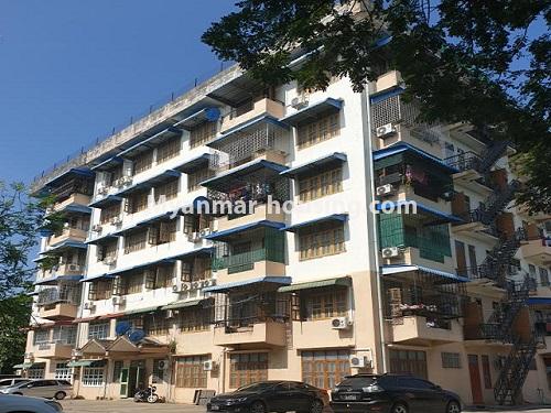Myanmar real estate - for sale property - No.3395 - Three bedroom Cherry Condominium room for sale in South Okkalapa! - buidling view