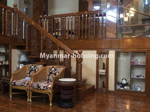 缅甸房地产 - 出售物件 - No.3397 - Two houses in the same yard for sale in Golden Valley, Bahan! - inside decoration view