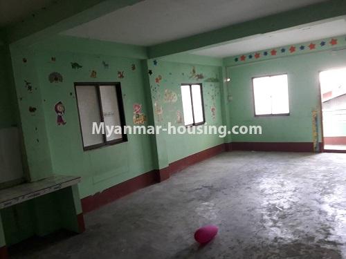 Myanmar real estate - for sale property - No.3402 - First floor hall type room for sale in Hlaing! - hall view