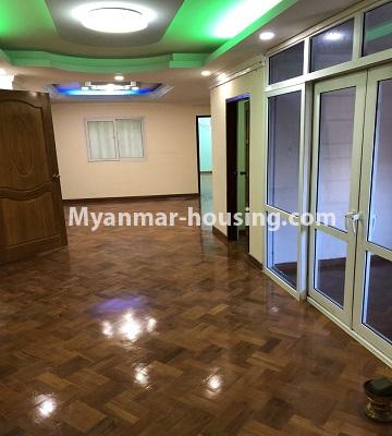 Myanmar real estate - for sale property - No.3406 - Aung Chan Thar Condominium room for sale in Kamaryut! - another view of living room