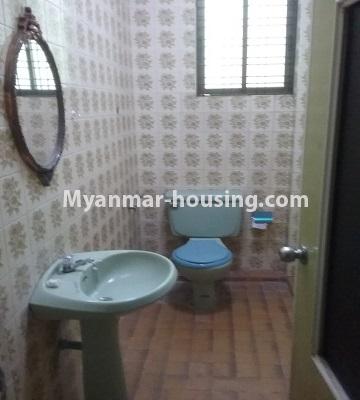 Myanmar real estate - for sale property - No.3407 - Landed house for sale in quiet location, Kamaryut! - bathroom view
