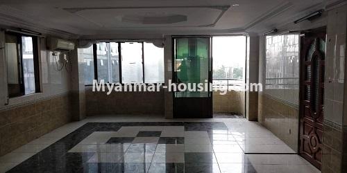 ミャンマー不動産 - 売り物件 - No.3408 - Myaynigone DNH Tower room for sale in Sanchaung! - another view of right side living room