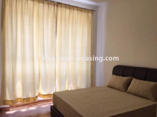 缅甸房地产 - 出售物件 - No.3412 - Decorated 2BHK Star City Condominium Room for sale in Thanlyin! - master bedroom view