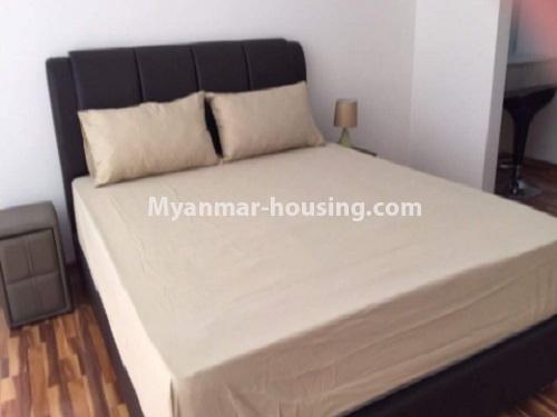 ミャンマー不動産 - 売り物件 - No.3412 - Decorated 2BHK Star City Condominium Room for sale in Thanlyin! - single bedroom view